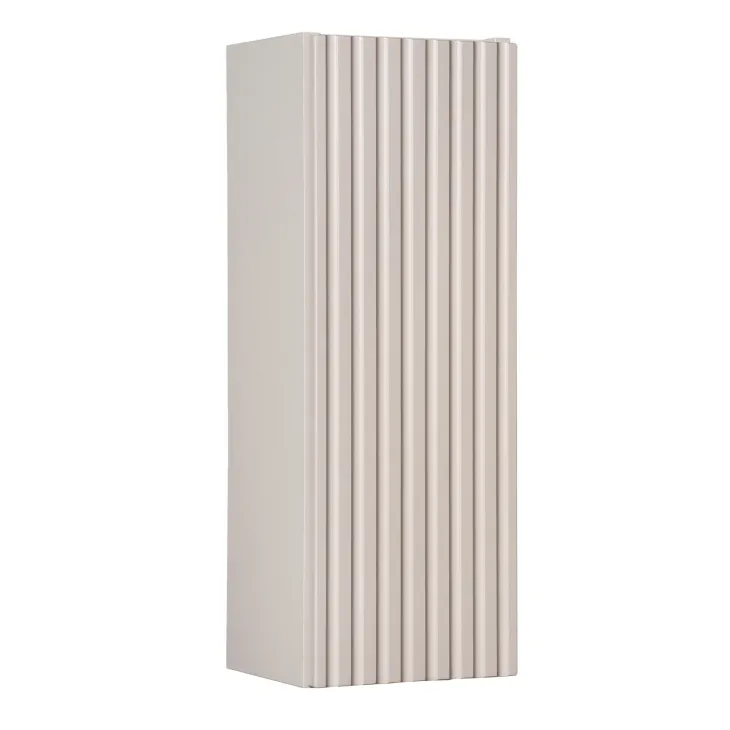 Pensile bagno sospeso 20x57h cm cannettato 1 anta beige Cleany