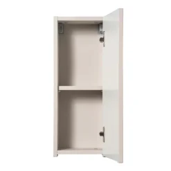 Pensile bagno sospeso 20x57h cm cannettato 1 anta beige Cleany