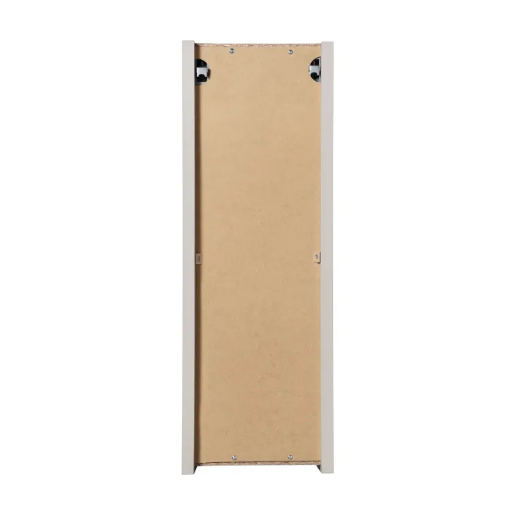 Pensile bagno sospeso 20x57h cm cannettato 1 anta beige Cleany