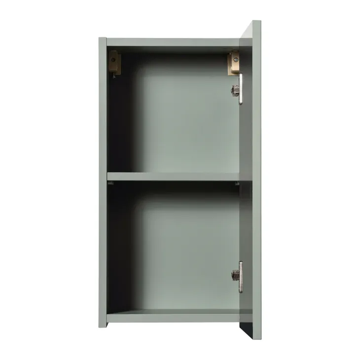 Pensile bagno sospeso 30x57h cm cannettato 1 anta verde salvia Greeny