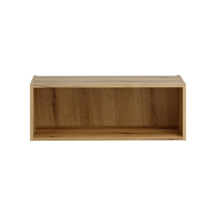Pensile bagno 80x29h cm vano a giorno rovere Cleany