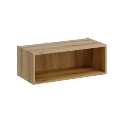 Pensile bagno 80x29h cm vano a giorno rovere Cleany