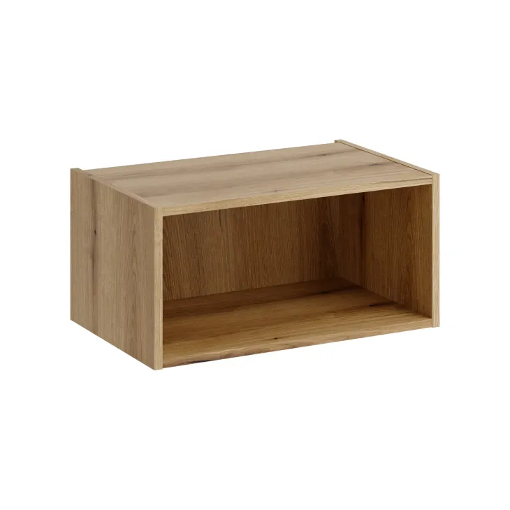 Pensile bagno 60x29h cm vano a giorno rovere Cleany