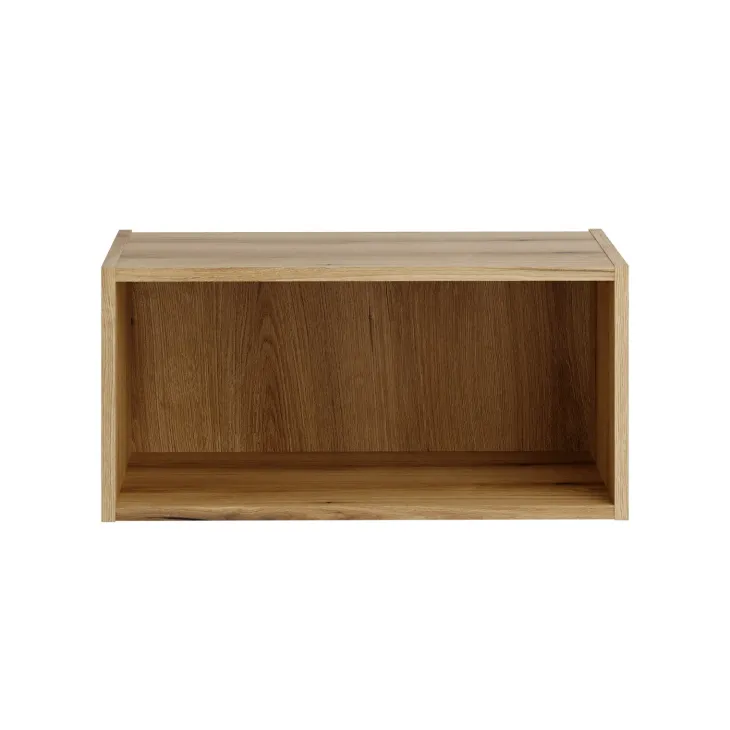 Pensile bagno 60x29h cm vano a giorno rovere Cleany
