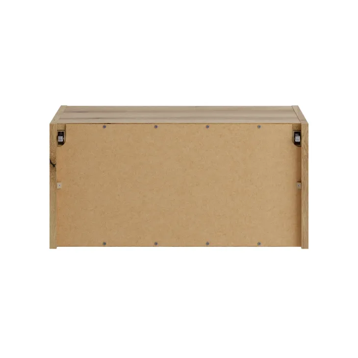 Pensile bagno 60x29h cm vano a giorno rovere Cleany