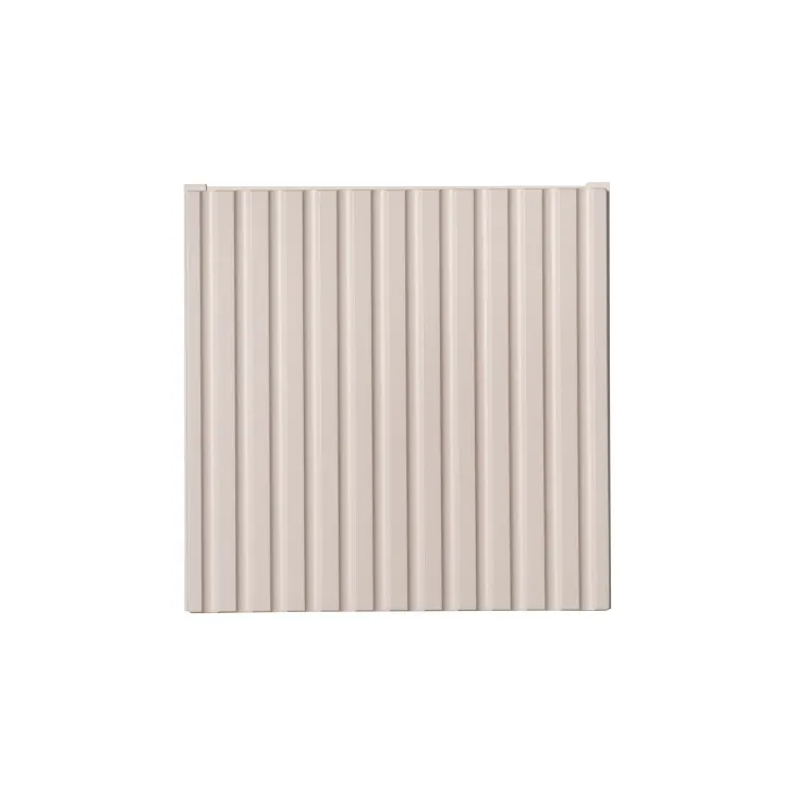 Pensile cubo bagno sospeso 30x30h cm cannettato 1 anta beige Cleany