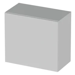 Pensile cubo sospeso bagno 55x50h cm 1 anta reversibile grigio chiaro Sunset