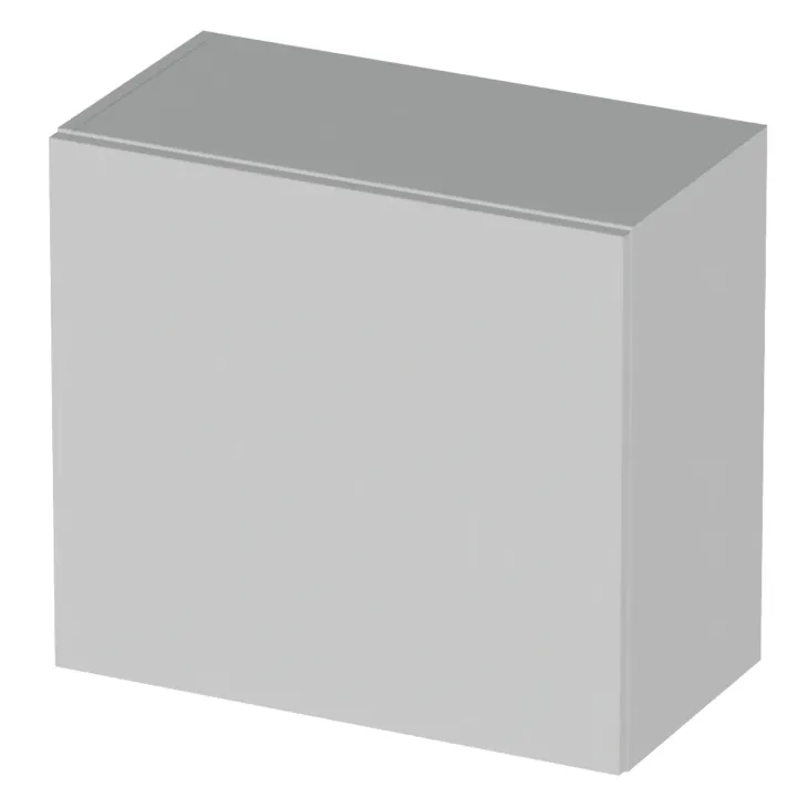 Pensile cubo sospeso bagno 55x50h cm 1 anta reversibile grigio chiaro Sunset