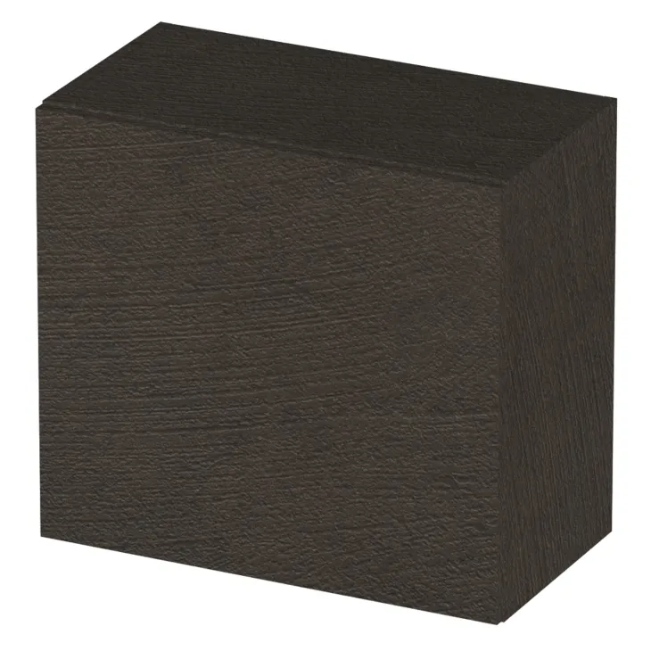 Pensile cubo sospeso bagno 55x50h cm 1 anta reversibile ossido nero Sunset