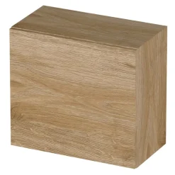 Pensile cubo sospeso bagno 55x50h cm 1 anta reversibile rovere chiaro Sunset
