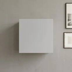 Pensile cubo sospeso 55x50h cm 1 anta reversibile grigio chiaro Sunset