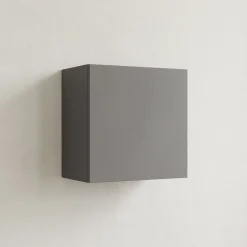 Pensile cubo sospeso 55x50h cm 1 anta reversibile grigio scuro Sunset