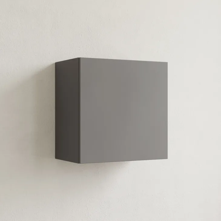 Pensile cubo sospeso 55x50h cm 1 anta reversibile grigio scuro Sunset