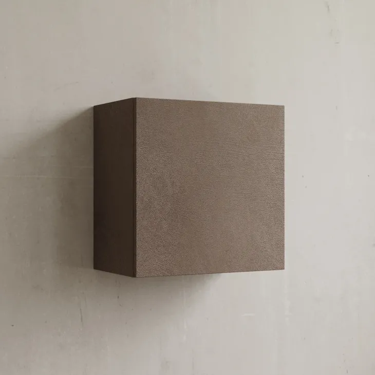 Pensile cubo sospeso 55x50h cm 1 anta reversibile marrone bronzo Sunset