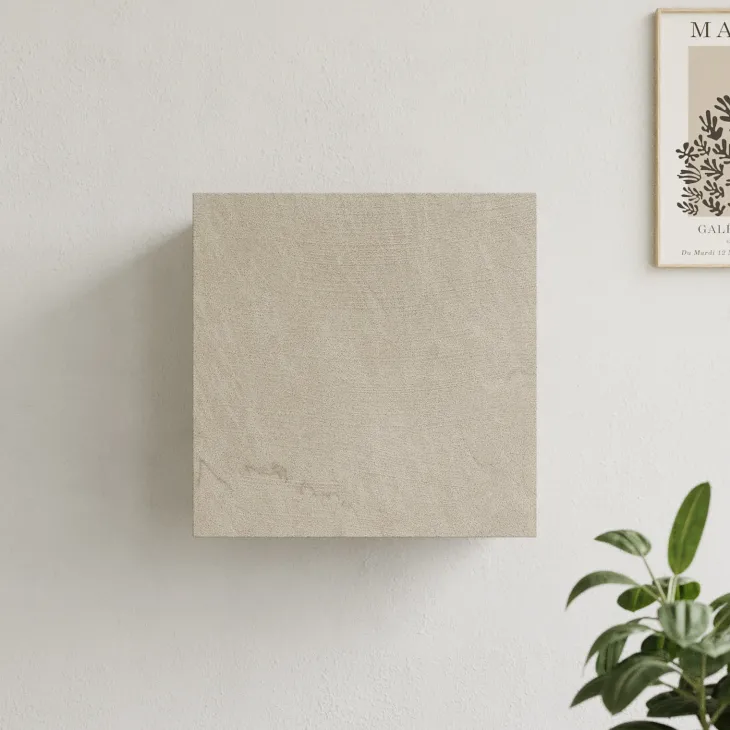 Pensile cubo sospeso 55x50h cm 1 anta reversibile tortora Sunset