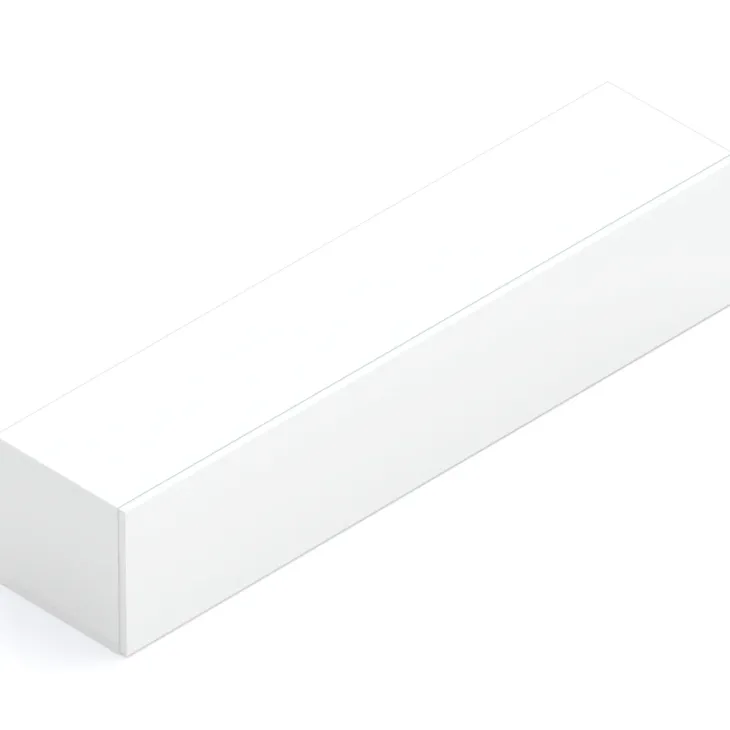 Pensile orizzontale 138x29h cm 1 anta reversibile bianco lucido Sunset