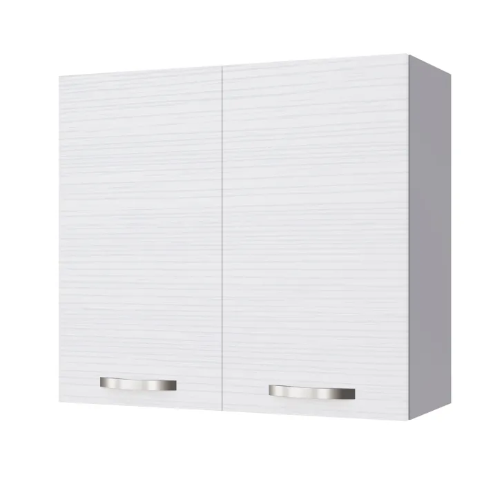 Pensile scolapiatti 80x72h cm 2 ante bianco frassinato Talise