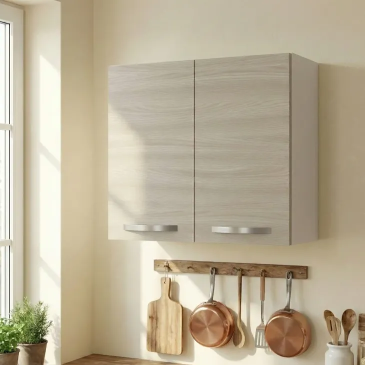 Pensile scolapiatti 80x72h cm 2 ante rovere olmo Talise