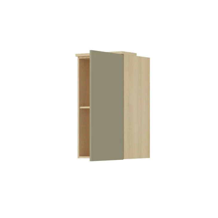 Pensile sospeso 45x83h cm 1 anta reversibile verde salvia rovere Elvira