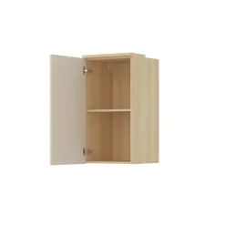 Pensile sospeso 45x83h cm 1 anta reversibile beige cashmere rovere Elvira