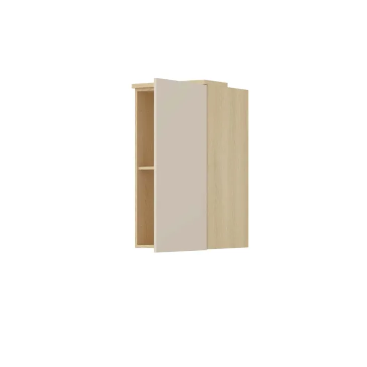Pensile sospeso 45x83h cm 1 anta reversibile beige cashmere rovere Elvira