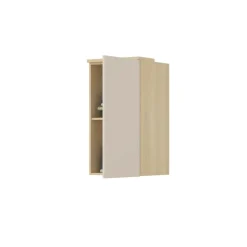 Pensile sospeso 45x83h cm 1 anta reversibile beige cashmere rovere Elvira