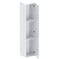 Pensile verticale 29x138h cm 1 anta reversibile moderno bianco lucido Sunset