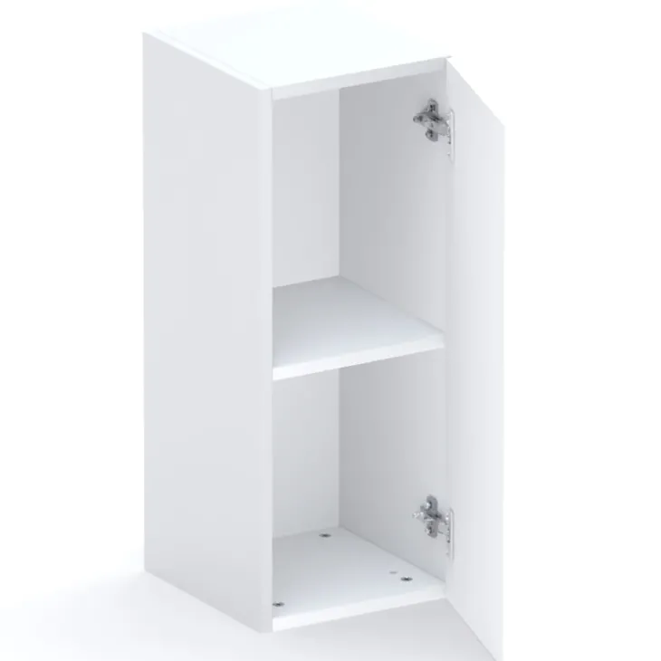 Pensile verticale 29x69h cm 1 anta reversibile bianco lucido Sunset