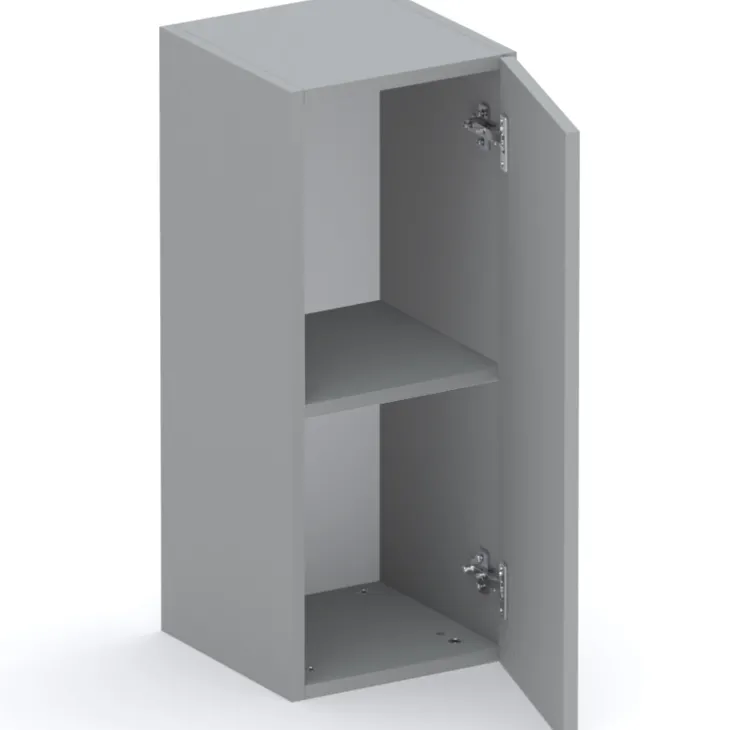 Pensile verticale 29x69h cm 1 anta reversibile grigio scuro Sunset