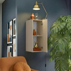 Pensile verticale 29x69h cm 1 anta reversibile beige Sunset