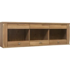 Pensile 156x50h cm 3 ante soggiorno rovere scuro Lucca