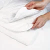 Piumino letto singolo 4 stagioni in fibra 150X200cm bianco Bacio
