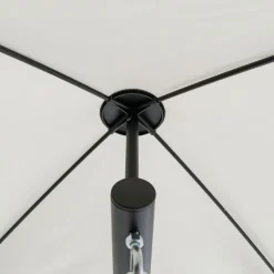 Poltrona da giardino a dondolo sospesa 103x212h cm nero grigio Onda