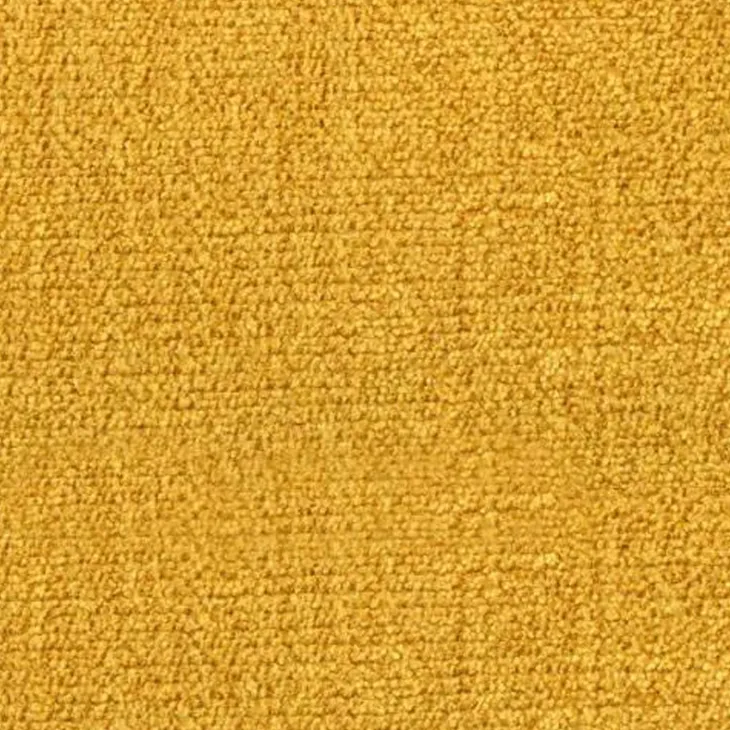 Pouf imbottito in tessuto quadrato 65x65cm giallo senape Soffio