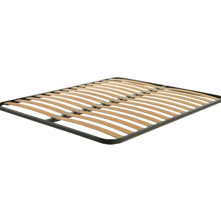 Rete alla francesce ortopedica 140x200cm con telaio in acciaio e doghe in legno di faggio Venice