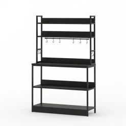 Scaffale cucina 101x160h cm industrial metallo antracite Loft