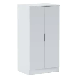 Scarpiera ingresso 55x108h cm 2 ante bianco frassinato Joby