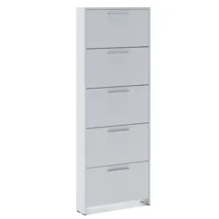 Scarpiera ingresso 69x187h cm bianco opaco Benton