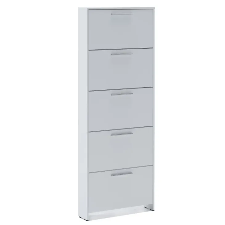 Scarpiera ingresso 69x187h cm bianco opaco Benton