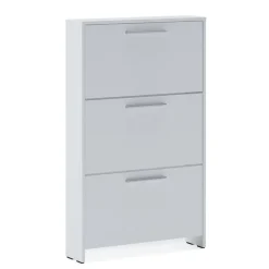 Scarpiera ingresso 69x115h cm bianco opaco Benton