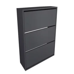 Scarpiera ingresso 74x110h cm moderna antracite Palmaria