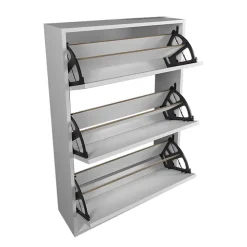 Scarpiera ingresso 74x110h cm moderna bianco Palmaria