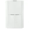 Scrivania a scomparsa 70x67cm angolare bianco lucido Pinko
