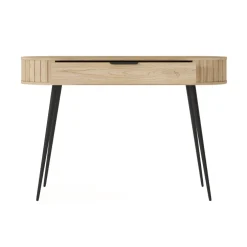 Scrivania toeletta 120x80h cm 1 cassetto rovere Groove