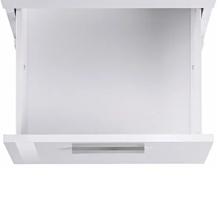 Scrivania ufficio angolare 180x160cm bianco lucido OfficeScape