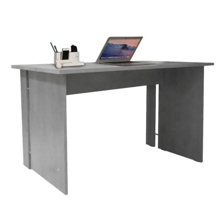 Scrivania ufficio moderna 150x78cm cemento Woody