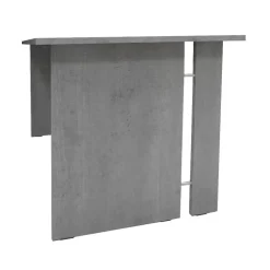 Scrivania ufficio moderna 150x78cm cemento Woody