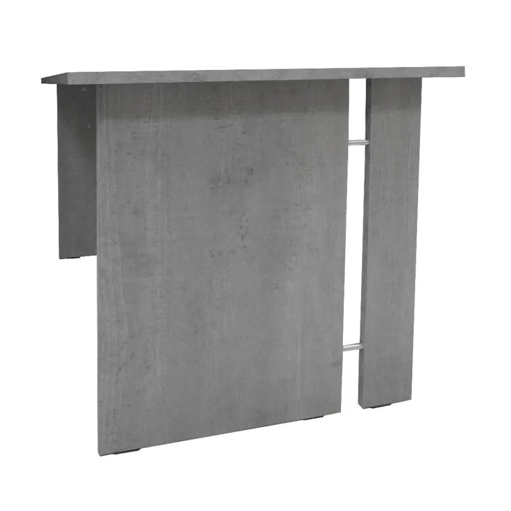 Scrivania ufficio moderna 150x78cm cemento Woody