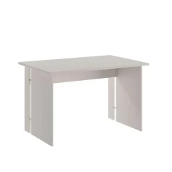 Scrivania ufficio moderna 120x78cm beige cashmere Woody
