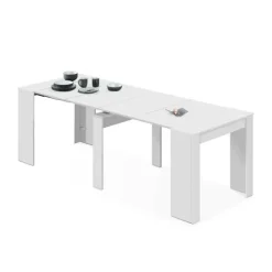 Scrivania ufficio 51/237x90cm bianco lucido Favolosa